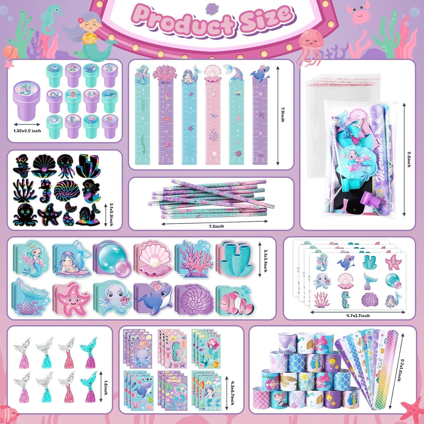 Mermaid Party Favor Set – Make Every Celebration Magical