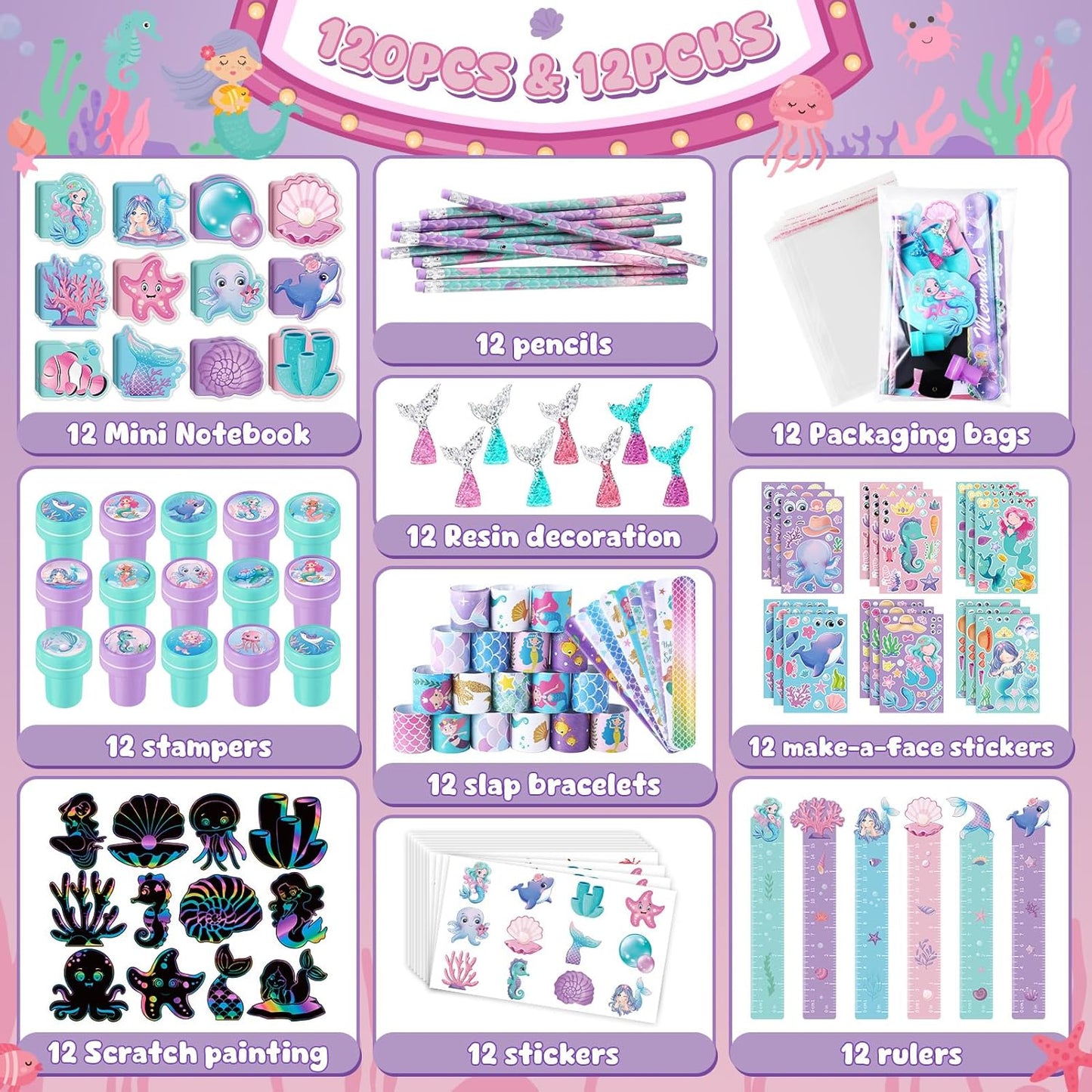 Mermaid Party Favor Set – Make Every Celebration Magical